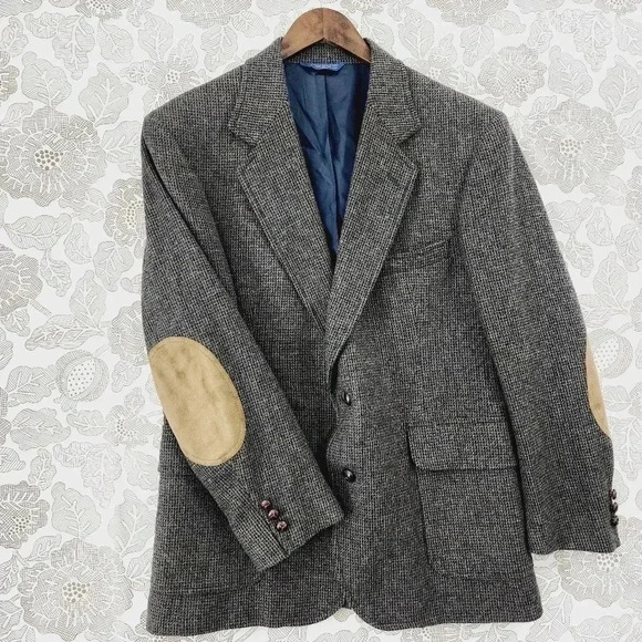Pendleton 100% Virgin wool Double Elbows Men's Blazer Size 42R 9837ct - Picture 2 of 10